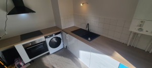 Photo de galerie - Installation de cuisine en kit et montage et raccordement four et plaque