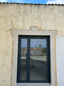 Photo de galerie - Enduit décoratif clefs de voute 