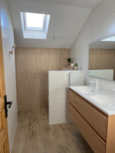 Photo de galerie - Salle de bain créée entièrement de 0. 