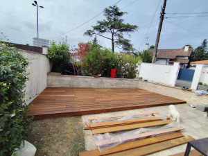 Photo de galerie - Fin création terrasse 