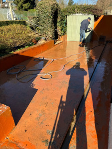 Photo de galerie - Peinture sols extérieur plastifié 