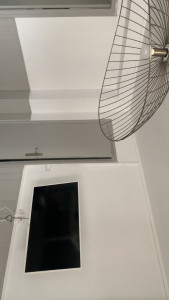 Photo de galerie - Peinture complète salon deux couche blanc velours choix cliente 