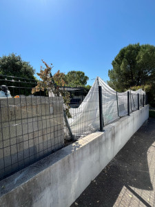 Photo de galerie - Pose de clôture 