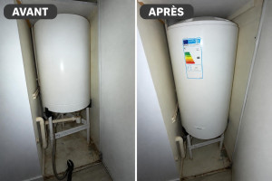 Photo de galerie - Changement de ballon 100litres 