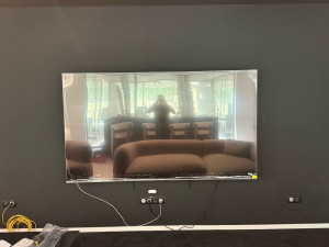 Photo de galerie - Accrochage tv mural 