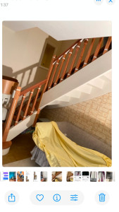 Photo de galerie - Escalier peint et verni