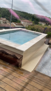 Photo de galerie - Enduit extérieur piscine