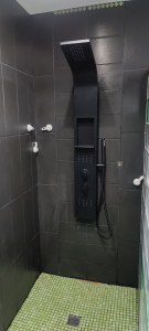 Photo de galerie - Installation colonne de douche.