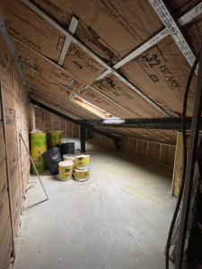 Photo de galerie - Isolation, plafond rampant.   appartement Lyon 1