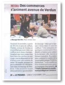 Photo de galerie - Animation d'atelier massage Amma Assis