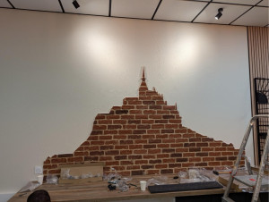 Photo de galerie - Mont Saint Michel en brique de parement 