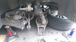 Photo de galerie - Remplacement d'un demi train arrière EOS VW