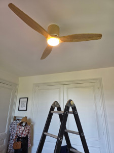 Photo de galerie - Installation ventilateur 