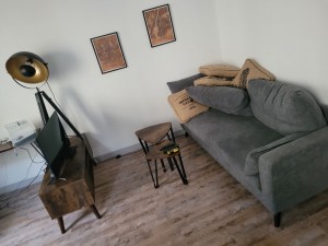 Photo de galerie - Montage de canapé, tables basses , meuble télé, cadre 