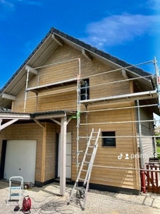 Photo de galerie - Rénovation de bardage bois 