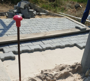 Photo de galerie - Pose pavé autobloquant 