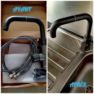 Photo de galerie - Changement d'un robinet de cuisine ( secteur Quiévrechain )