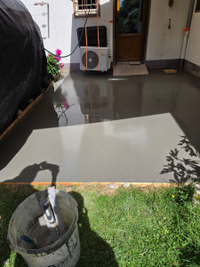 Photo de galerie - Reagreage d'une terrasse 