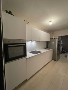 Photo de galerie - Montage et installation de cuisine avec modification en plomberie et pose de l’électroménager 