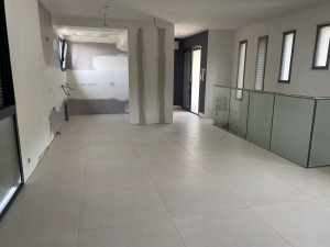 Photo de galerie - Pose carrelage 120x120 