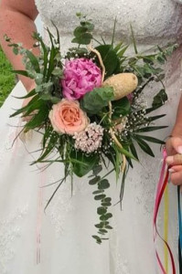 Photo de galerie - Bouquet de mariée champêtre chic ?