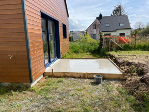 Photo de galerie - Dalles béton Guidel plage 