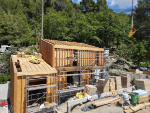 Photo de galerie - Construction d une villa ossature bois passive 