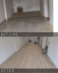 Photo de galerie - Pose parquet stratifié 