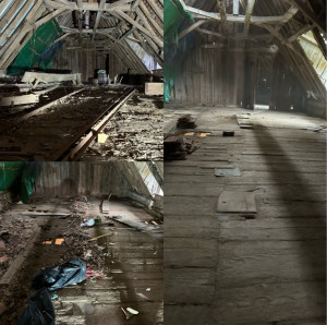 Photo de galerie - Débarras complet de grange 