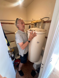 Photo de galerie - Remplacement d’un chauffe-eau électrique par un chauffe-eau nouvelle génération Atlantic double cuve extra plat 80 l