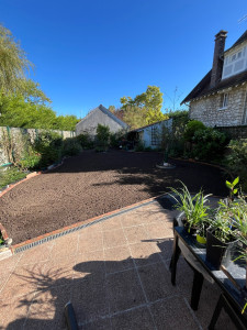 Photo de galerie - Travail du sol avant engazonnement 