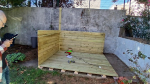 Photo de galerie - Montage Cabanon étape 1